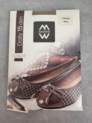 Elastic matte transparent tights with reinforced crotch size small new