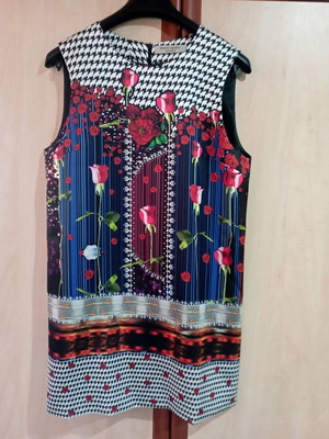 Piccione dress multicolored like new, size XXL
