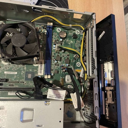 Lenovo motherboard and Intel G5420 CPU used, 3.8GHz