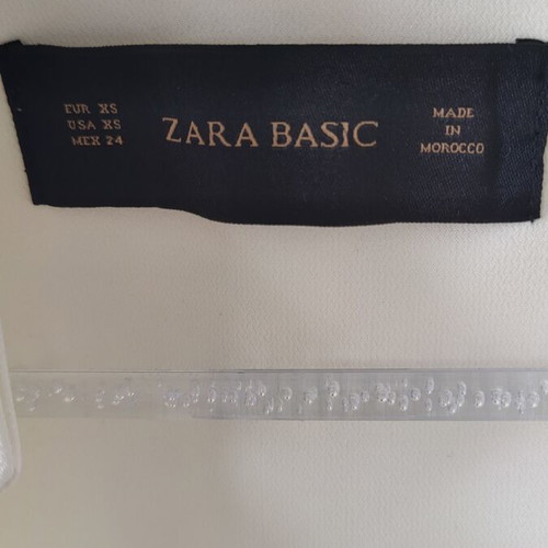 Zara blazer white size XS like new