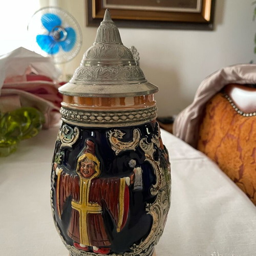 German ceramic beer mug like new