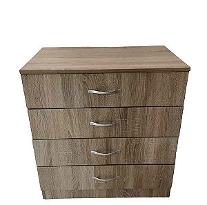 Συρταριέρα ξύλινη με 4 συρτάρια 76x70x40