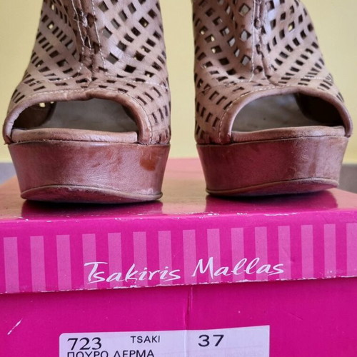 Tsakiris Mallas boots used, leather, size 37, brown