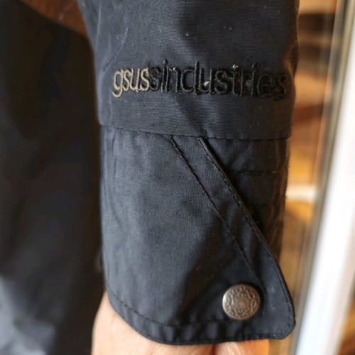 Gsus women's long jacket used, size small, with broken zipper