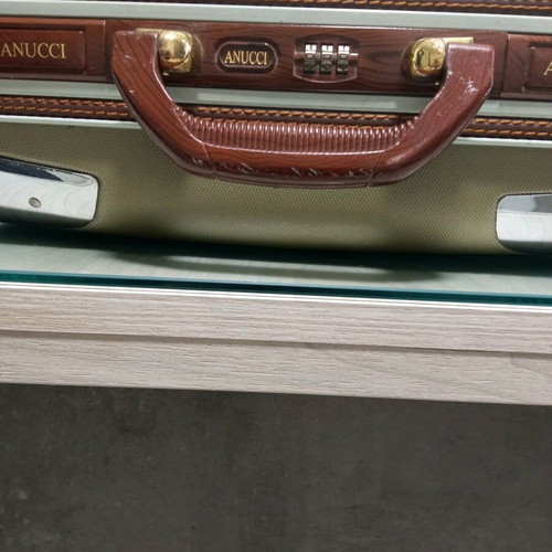 Suitcase used small made of hard PVC material