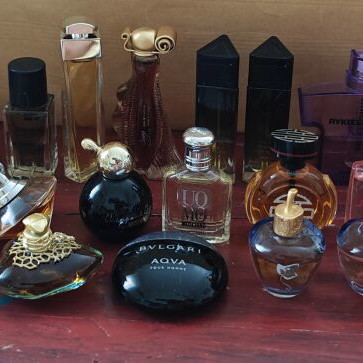 Vintage perfume miniatures and samples collection, 60+ pieces