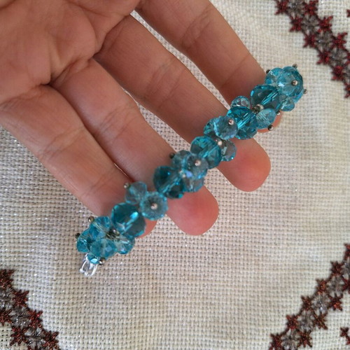 Blue bracelet new with crystals