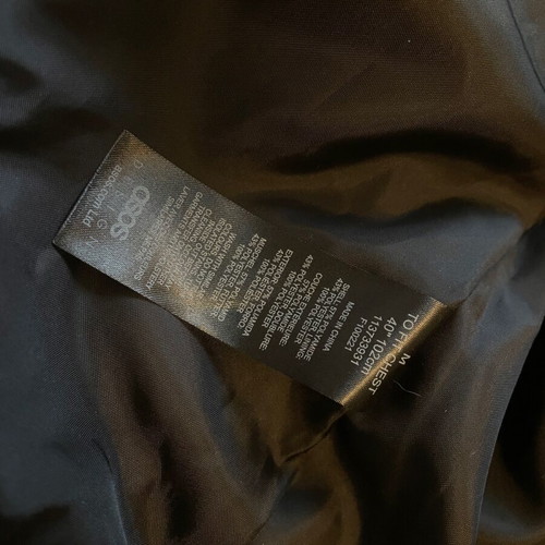ASOS bomber jacket like new, black, size M