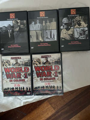 Set of 5 DVDs World War Spy Stories new