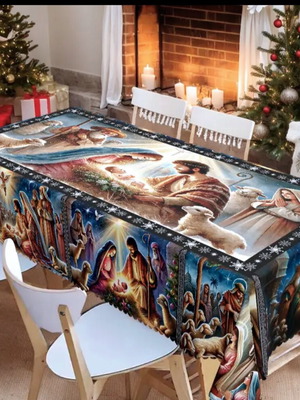 Christmas tablecloth new 140cm x 180cm