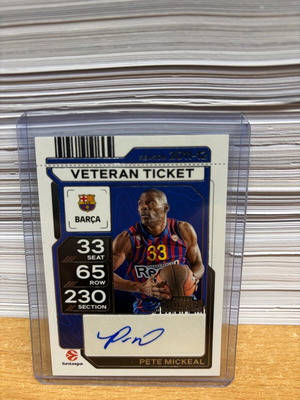 2025-26 Euroleague Contenders Veteran Ticket Pete Michael αυτόγραφο καινούργιο