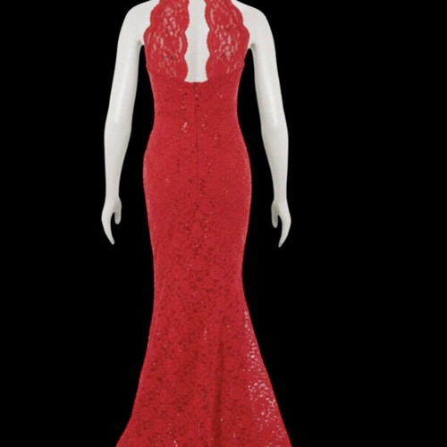 Maxi dress red like new, size M