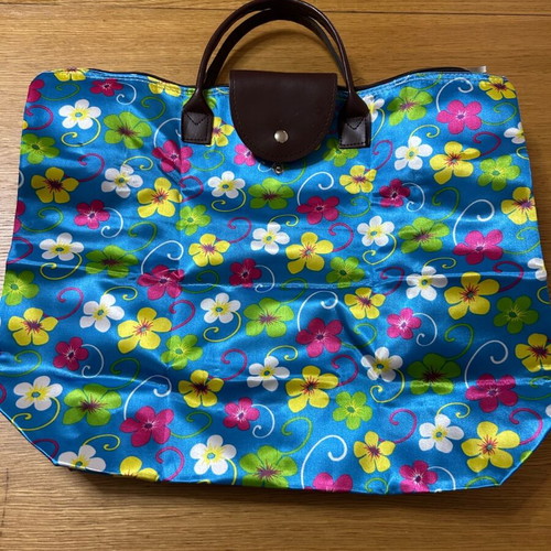 Foldable auxiliary bag new, multicolored