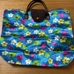 Foldable auxiliary bag new, multicolored