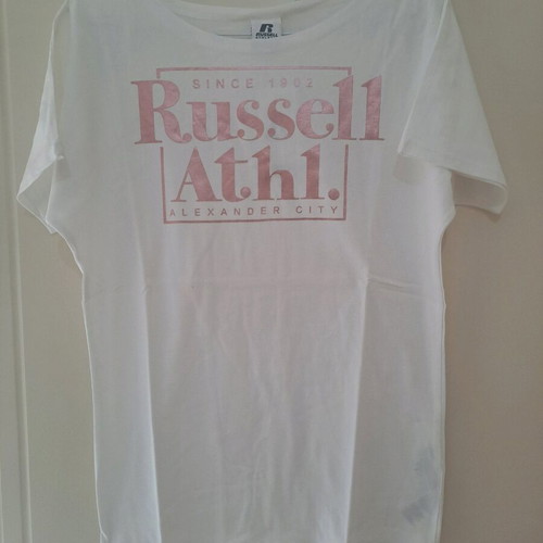 Russell Athletic women's t-shirt white size M new with tag