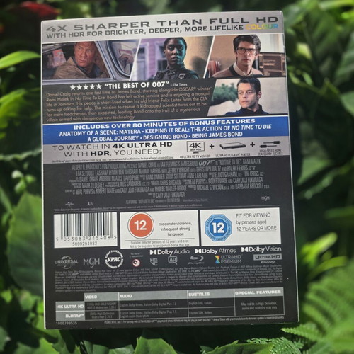 No Time to Die Collector's Edition 2-Disc 4K Ultra HD Blu-Ray