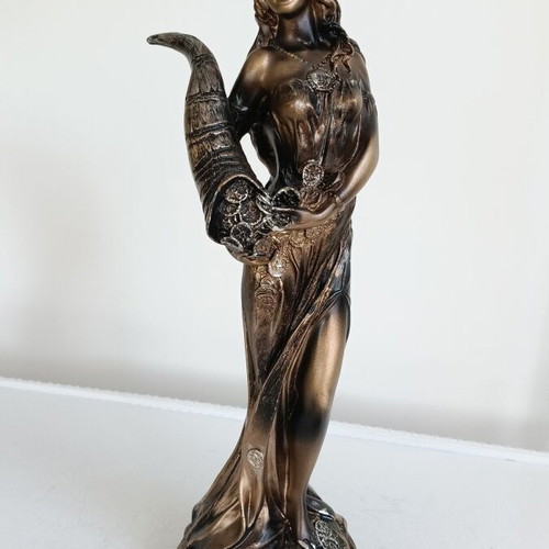 Fortuna statue goddess of fate happiness and luck like new 28 cm