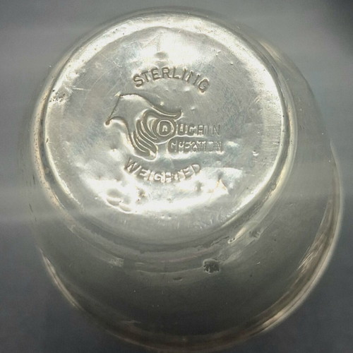 Vintage Duchin Creation Sterling Silver Perfume Bottle used