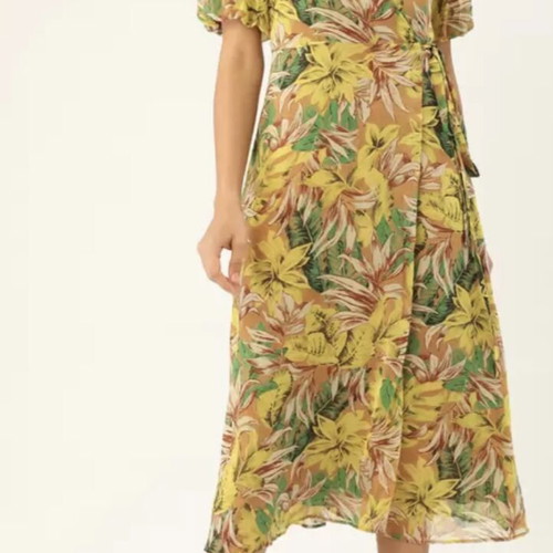 Mango midi dress new, size Medium, multicolored
