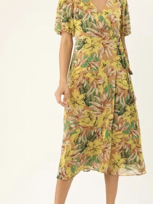 Mango midi dress new, size Medium, multicolored