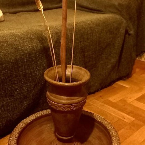 Vintage χειροποίητο σετ κεραμικών terracotta από τη Φλωρεντία σαν καινούργιο