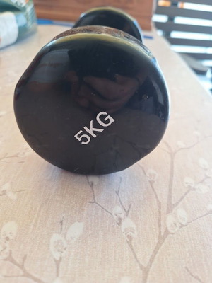Βαράκι 5kg βινύλιο σαν καινούργιο