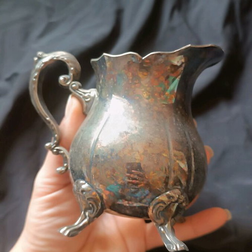 Vintage silver-plated milk jug like new