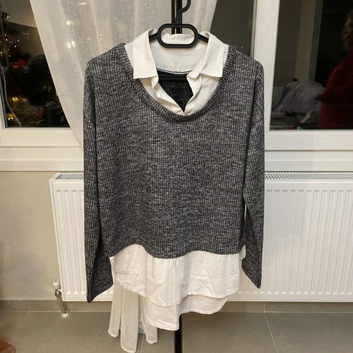Blouse shirt used, size L / 40 / 12
