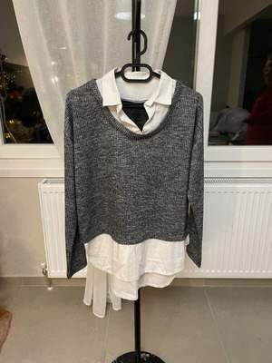 Blouse shirt used, size L / 40 / 12