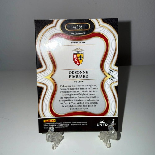 Odsonne Edouard 1 of 1 Panini Select Ligue 1 2025-26 card
