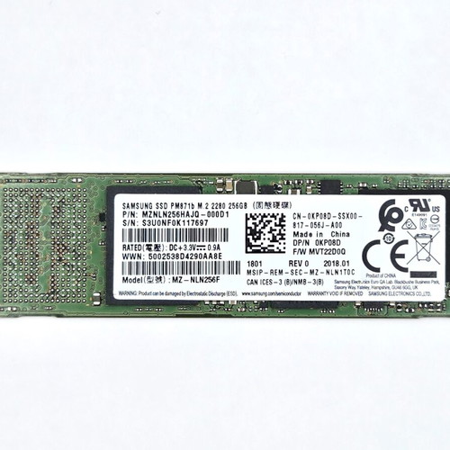 Samsung SSD 256GB M.2 2280 SATA PM871b σαν καινούργιο