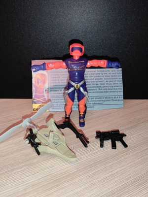 G.I.JOE Annihilator (v1) 1989 action figure used, complete with accessories