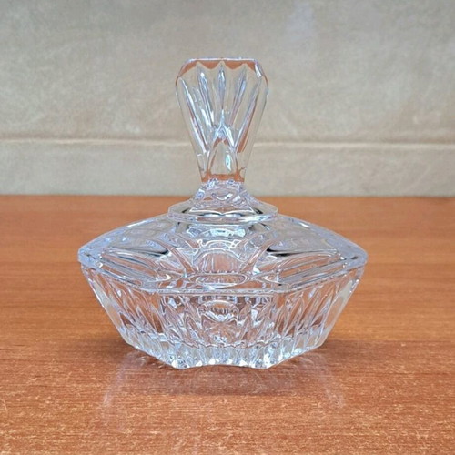 Vintage glass fondue dish