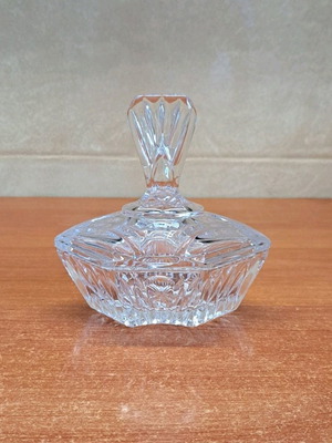 Vintage glass fondue dish