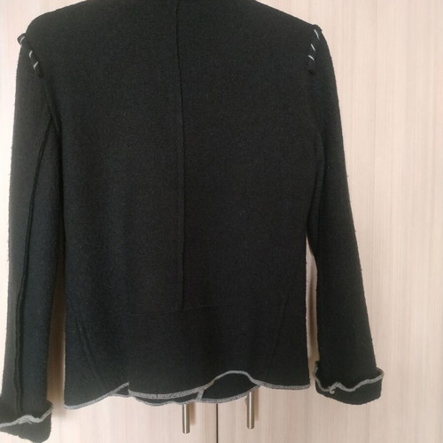 Wool black jacket cardigan S used