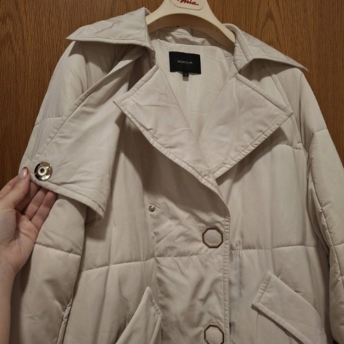 Kocca long beige jacket like new, size M