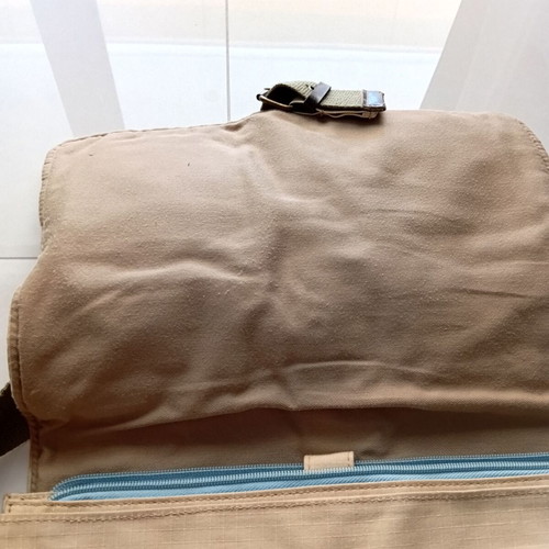 Sisley crossbody bag used beige and blue