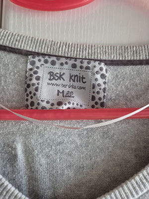 Bershka polka dot cardigan used, elastic, grey, size M
