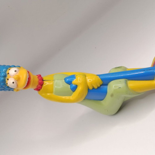 Simpsons Marge & Snowball Vacuum figure used, Burger King 1998