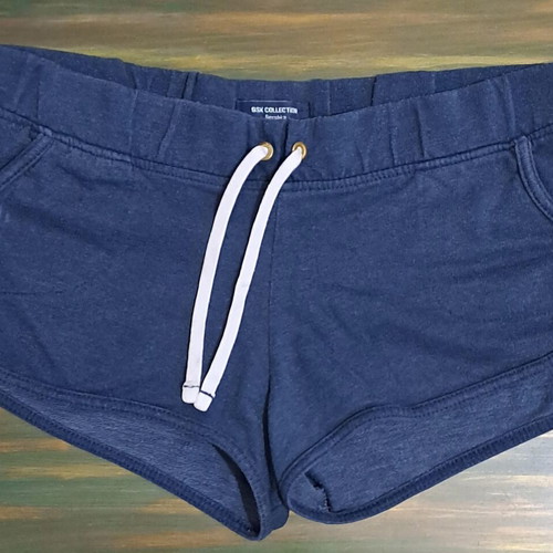 Bershka shorts used, size Medium, blue