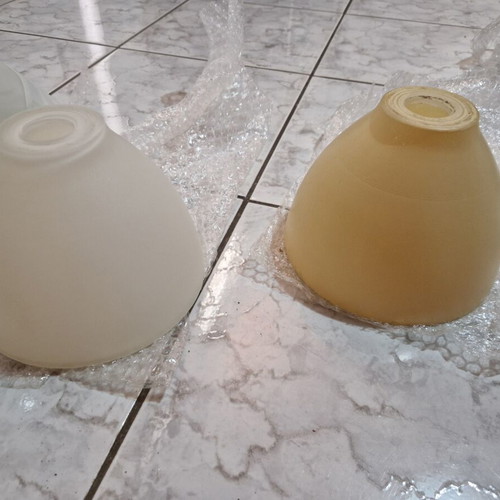 Glass lamp replacement parts like new