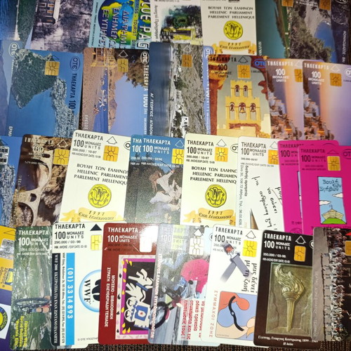 Phone cards used, pack of 100