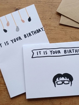 The Office handmade greeting cards set of 2 like new