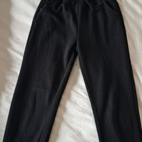 Girls' sportswear used, black, age 9-10