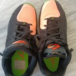 Jordan Luka 4 basketball shoes, black and green, size 44