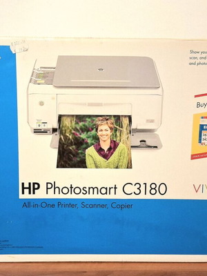 HP Photosmart C3180 All in one Inkjet Printer/Scanner/Copier like new