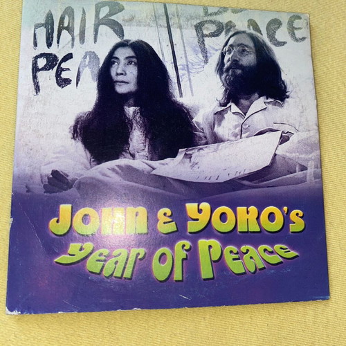 John Lennon & Yoko Ono Year of Peace rare promo DVD Greek edition