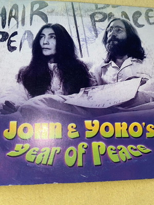 John Lennon & Yoko Ono Year of Peace σπάνιο promo DVD ελληνική έκδοση