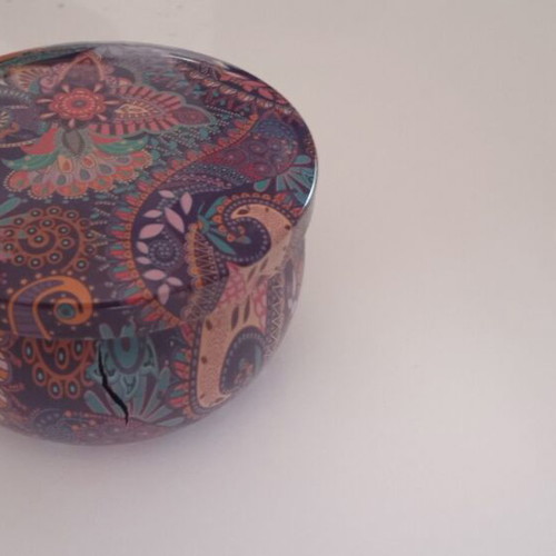 Container for tealight and scented candles new, Indian design