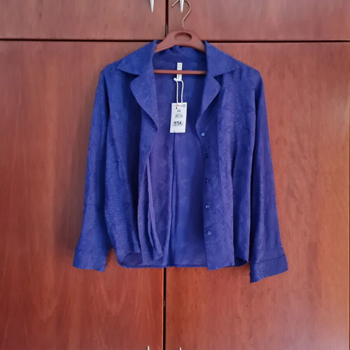 Mango shirt new, blue, viscose, sizes S and M